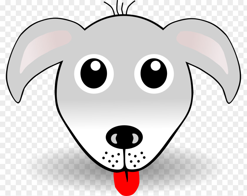 Silly Cartoon Face Dog Puppy Facebook Clip Art PNG