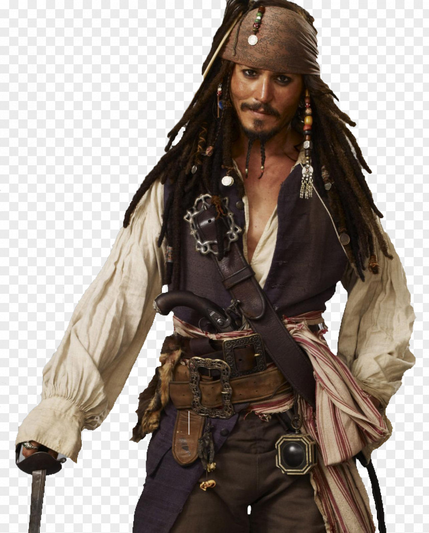 Sparrow Jack Johnny Depp Pirates Of The Caribbean: Curse Black Pearl Piracy PNG