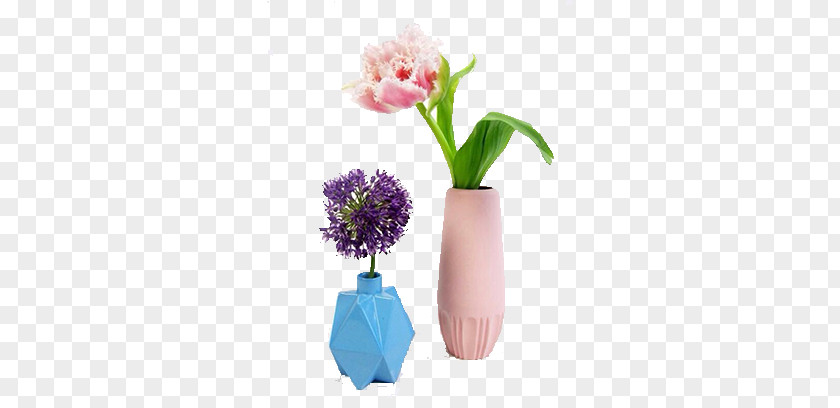 Colored Vases Vase Flower Porcelain Designer PNG