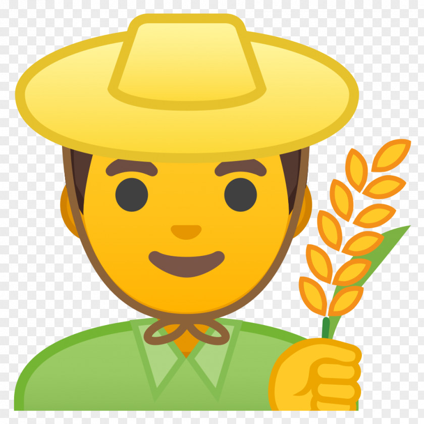Emoji Emojipedia Farmer Emoticon Man PNG