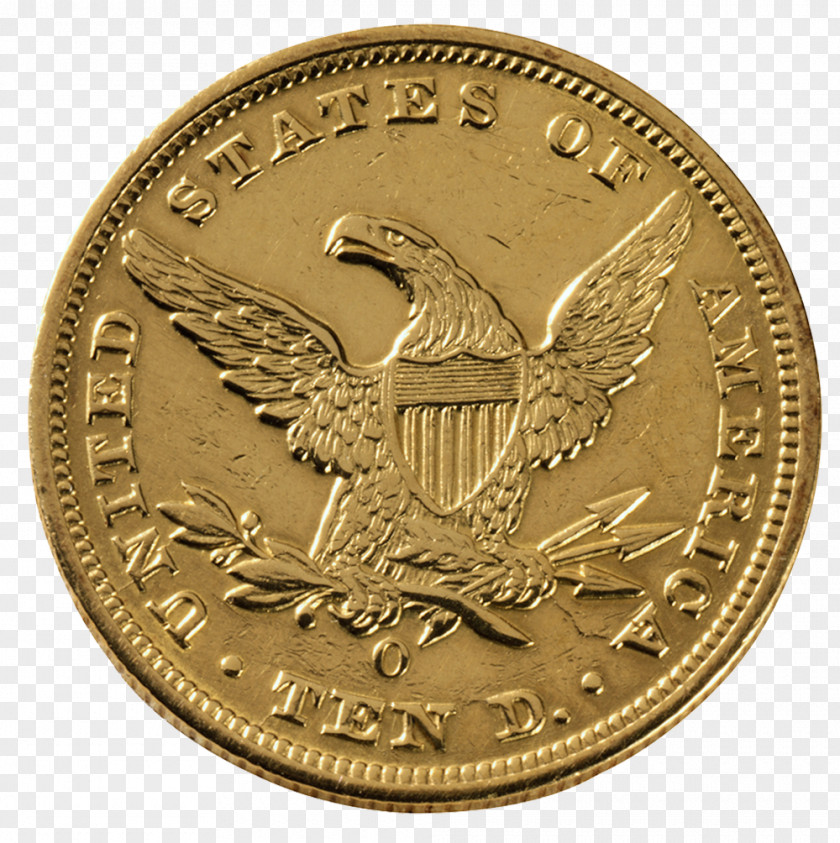 Golden Eagle Pattern Currency Coin Money Finance PNG