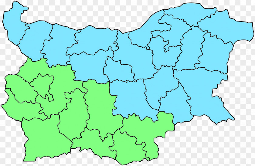 Map Severozapaden Planning Region Provinces Of Bulgaria Yugozapaden Ruse PNG