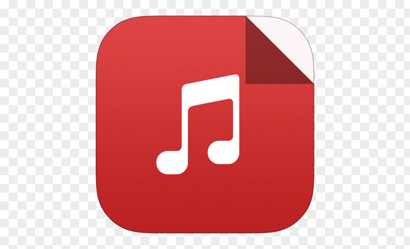 Mp3 Symbol Red Font PNG