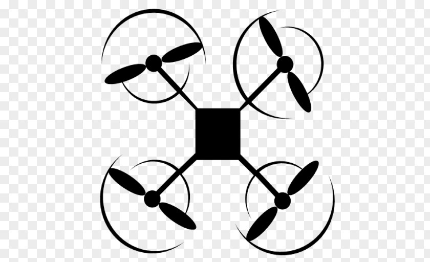 Uav Clipart Quadcopter Unmanned Aerial Vehicle Propeller Multirotor Rotation PNG