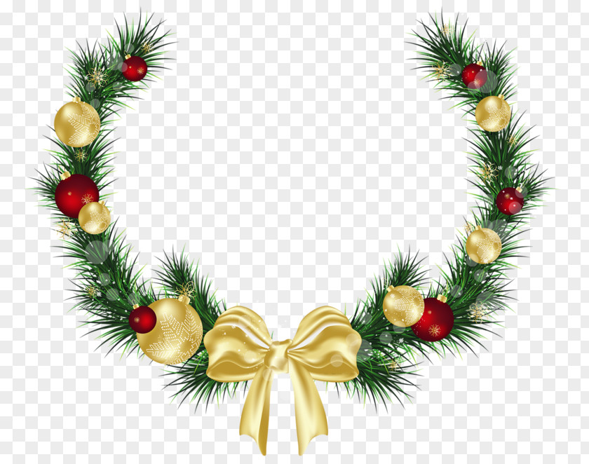 Christmas Pine Decoration Picture Ornament Tree PNG