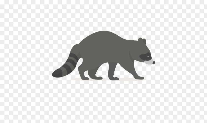 Creative Pull Small Hand-painted Raccoon Free Bear Animal PNG