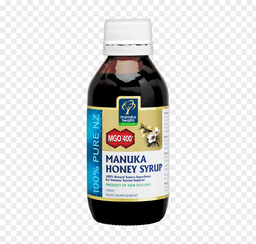 Honey Mānuka Manuka Health Syrup PNG