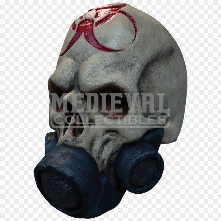 Masked Skull Mask Costume Biological Hazard Carnival PNG