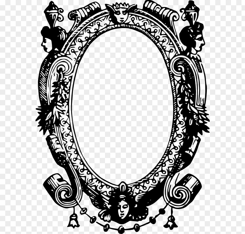 Ornate Picture Frames Drawing Mirror Clip Art PNG