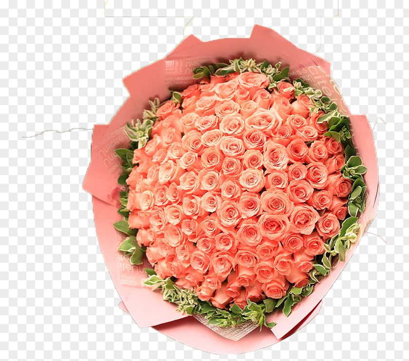 Pink Rose Bouquet Flower PNG