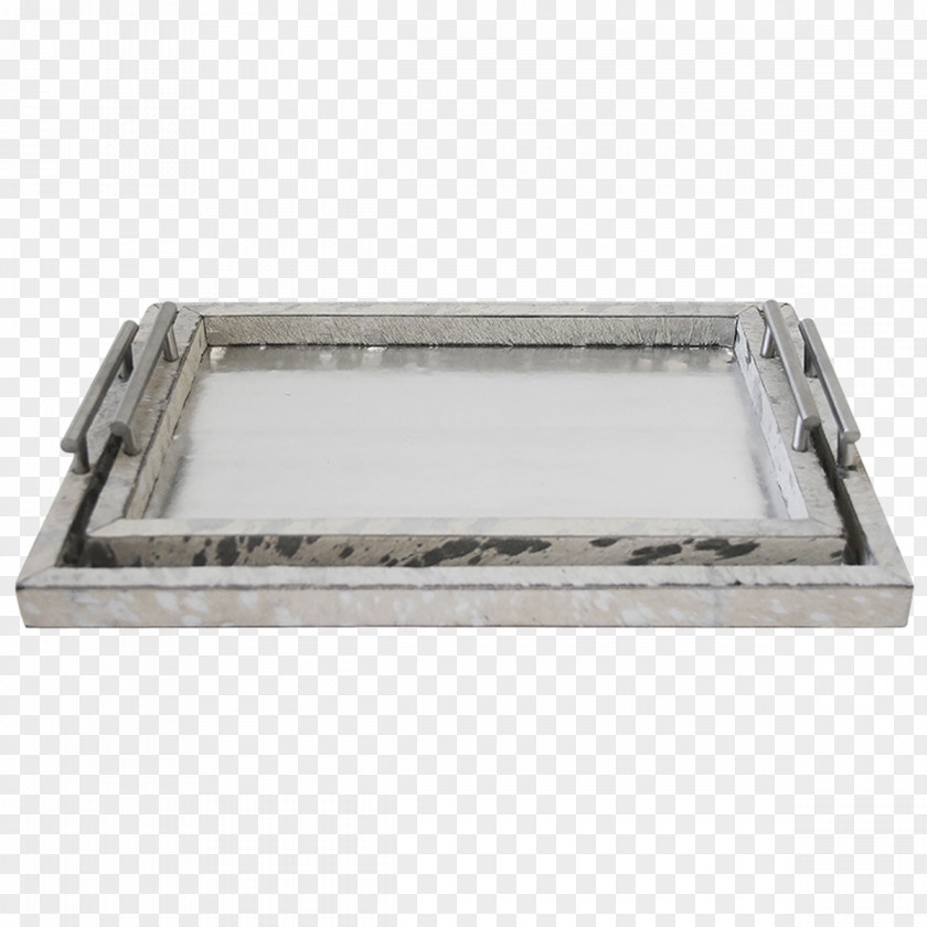Table Tray Silver Wood Gold PNG