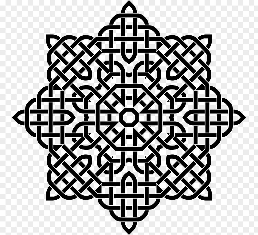 Moslem Pattern Celtic Knot Celts Clip Art PNG