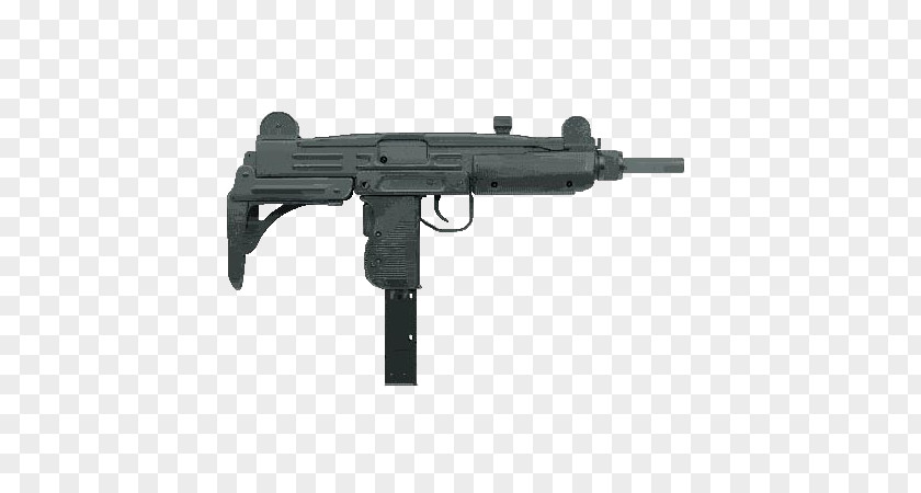Uzi Submachine Gun Firearm Squad Automatic Weapon PNG