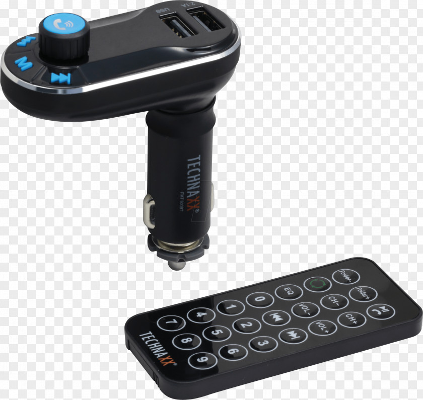 Bluetooth FM Transmitter Vehicle Audio Frequency Modulation PNG