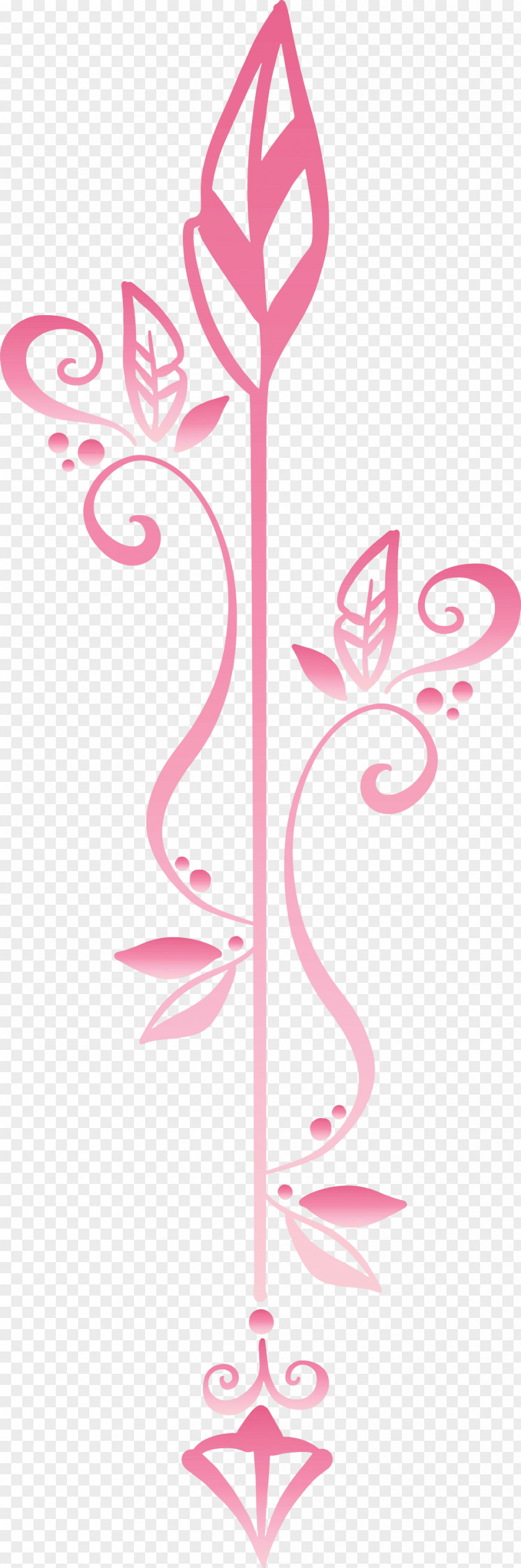 Boho Arrow Cute Hand Drawn PNG