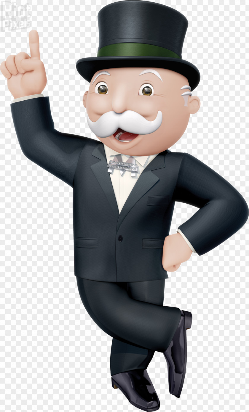 Fat Man Monopoly Streets Rich Uncle Pennybags PlayStation 3 Wii PNG