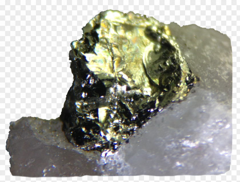Gold Crystal Pyrite Mineral Lustre PNG