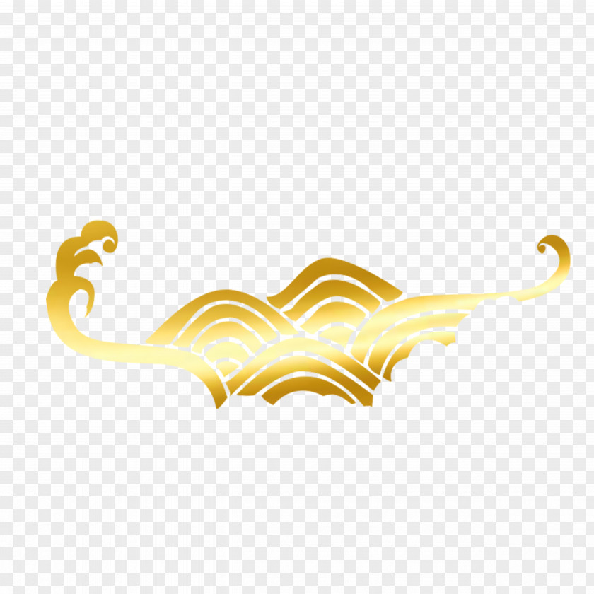 Golden Water PNG