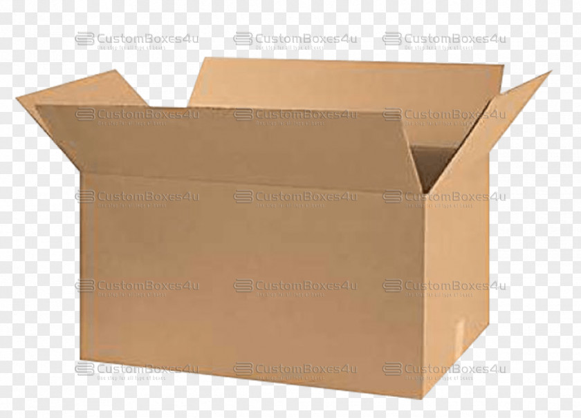 Kraft Paper Cardboard Box Packaging And Labeling Corrugated Fiberboard PNG