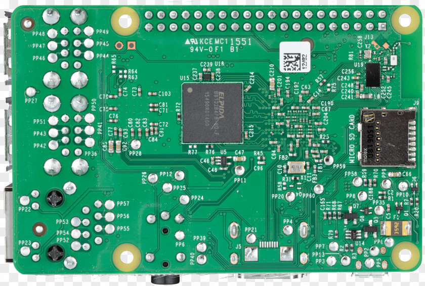 Ram Raspberry Pi 3 Motherboard Central Processing Unit Multi-core Processor PNG