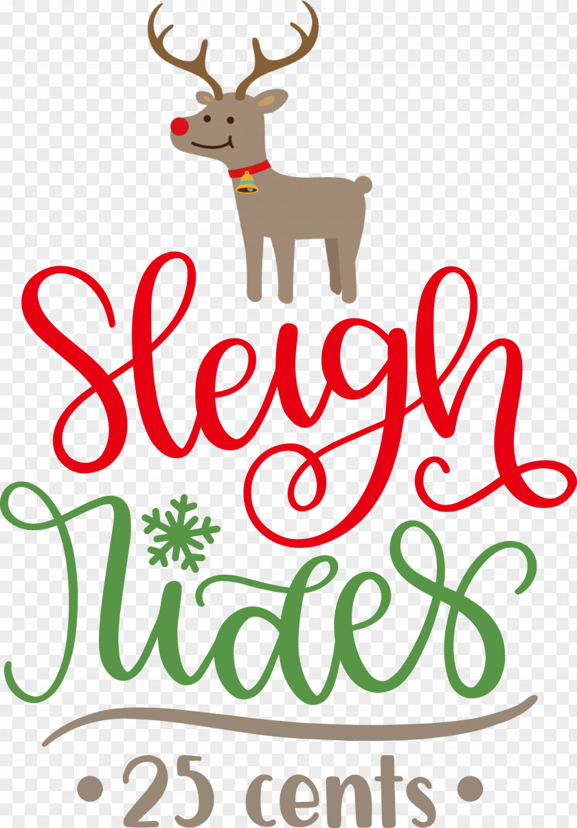 Sleigh Rides Deer Reindeer PNG