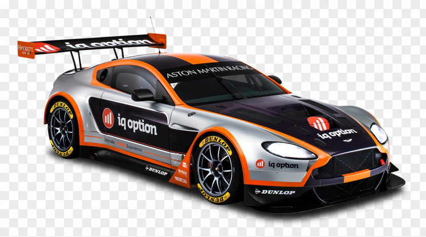 Black Aston Martin Racing Car Vantage GT2 24 Hours Of Le Mans PNG