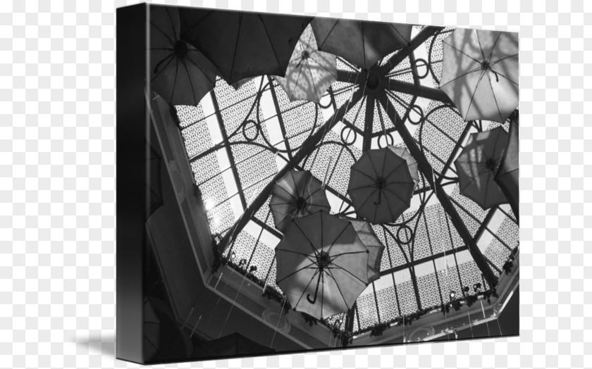 Floating Paper Umbrellas Gallery Wrap Art Youth In Focus Canvas PNG