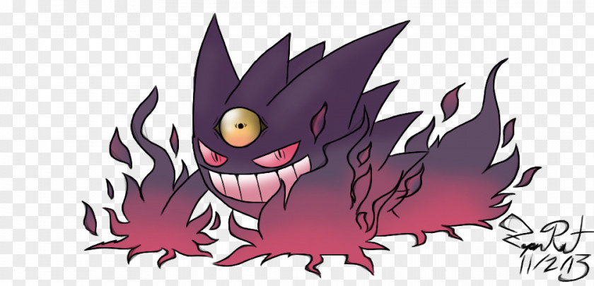 Pokémon X And Y Gengar Shadow GO PNG