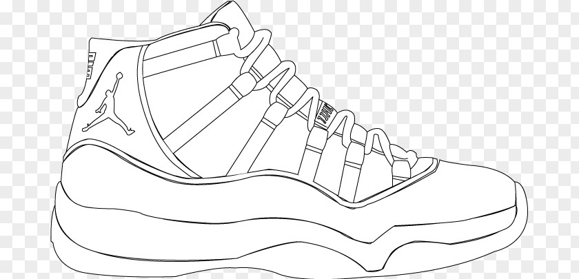 Shoe Drawing Colouring Pages Nike Air Max Jordan Coloring Book PNG