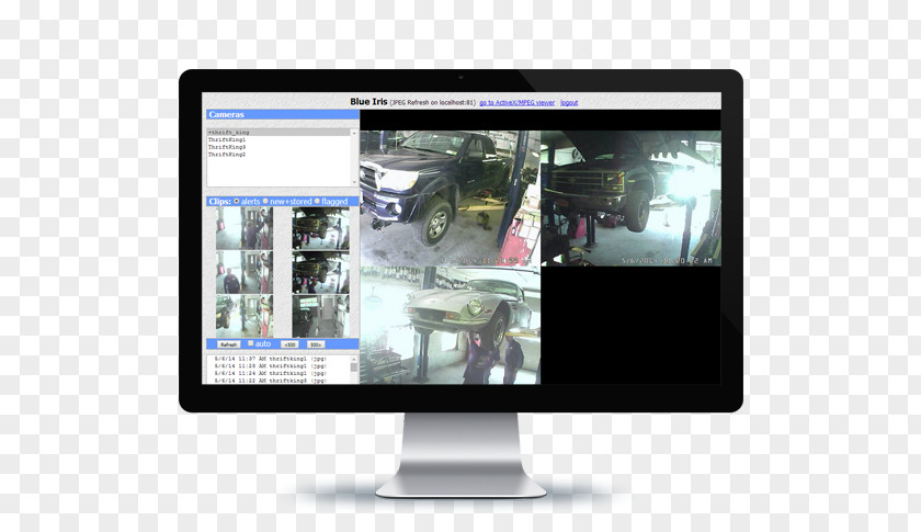 Blue Iris Computer Monitors Network Video Recorder Software IP Camera Motion JPEG PNG