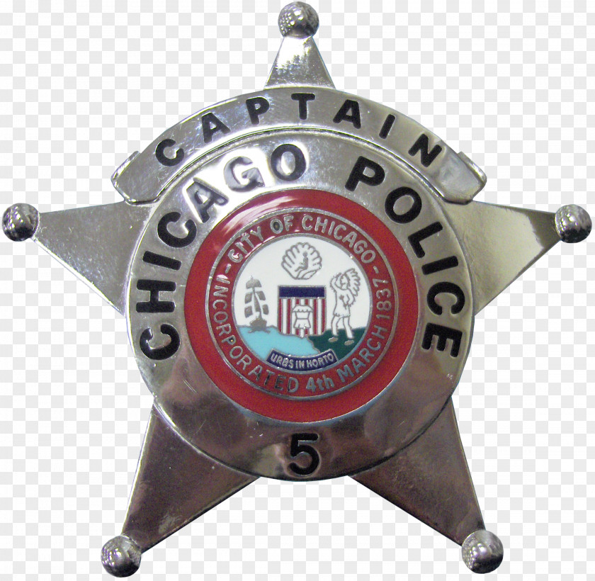 Chicago Police Badge Department Officer Detective PNG