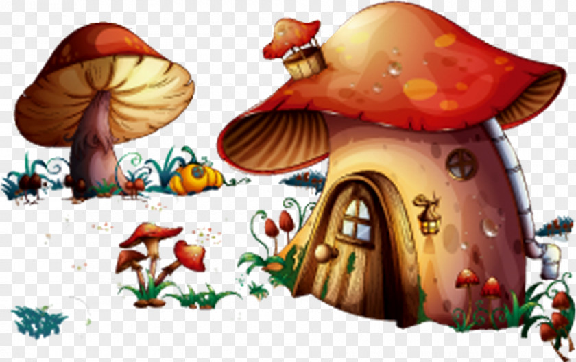 Mushroom House Royalty-free Illustration PNG