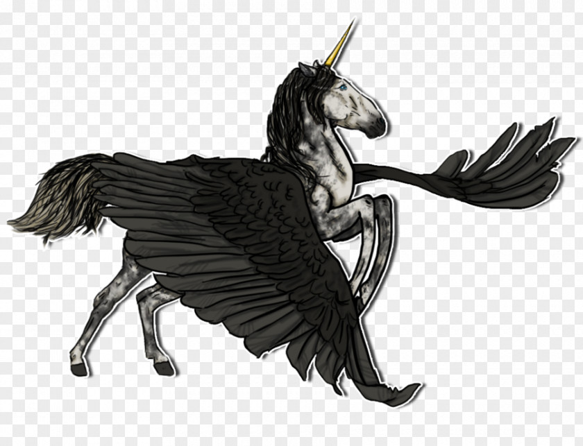 Pegasus Mustang Stallion Animal Figurine Mane PNG