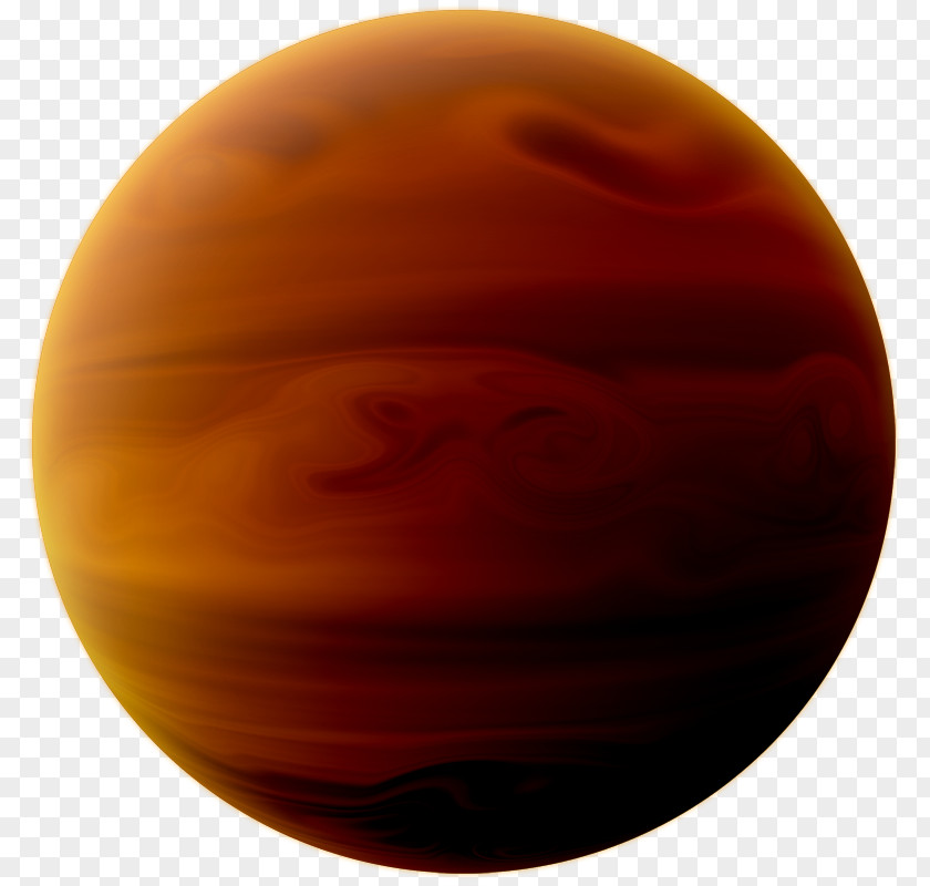 Planet Gas Giant Pixel Art Atmosphere PNG