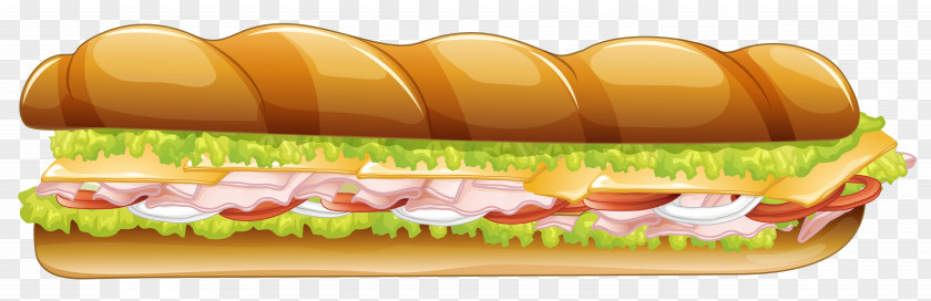 Long Sandwich Vector Clipart Image Clip Art PNG