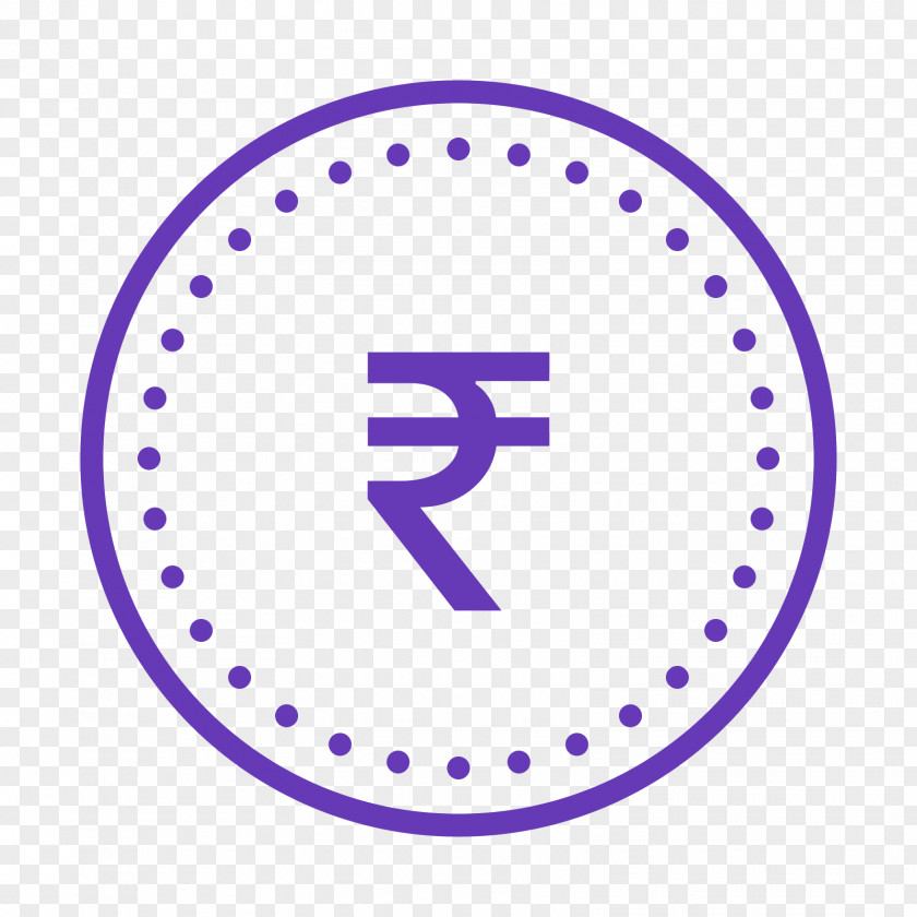 Rupee Symbol Data Circle PNG
