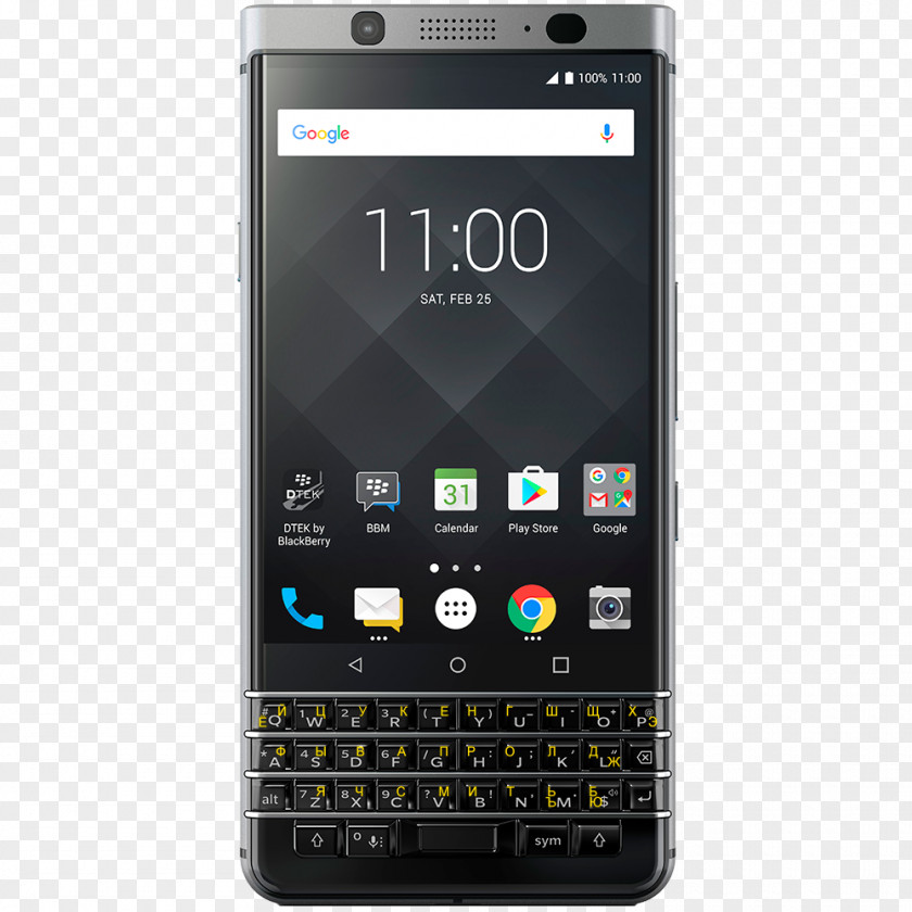 Blackberry BlackBerry KEYone 32GB BBB100-2 Emea [Black] SIMフリー 4G Smartphone LTE PNG