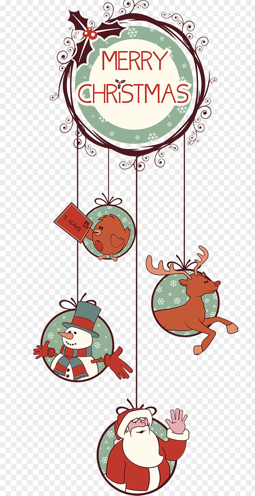Christmas Decorations Rudolph Tree Decoration PNG