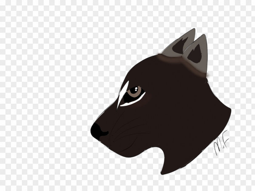 Dog Whiskers Black Cat PNG