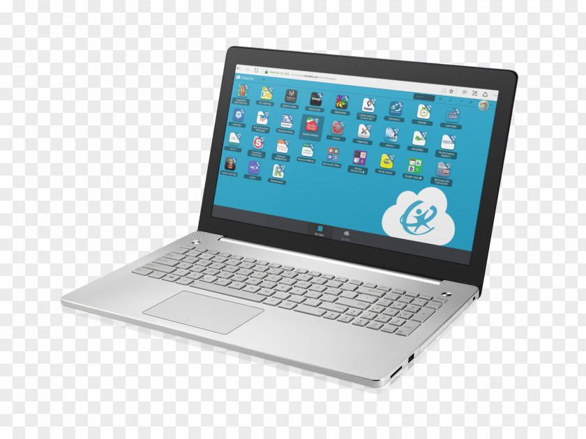 Laptop Netbook Personal Computer Hardware Mockup PNG