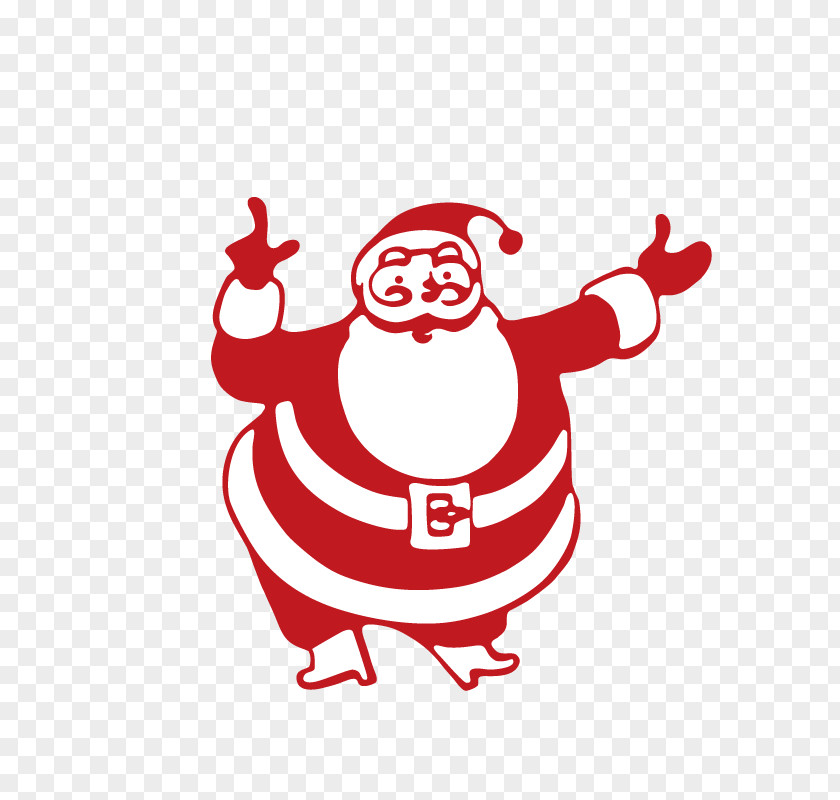 Santa Belt Claus Christmas Day Card Rubber Stamping Humour PNG