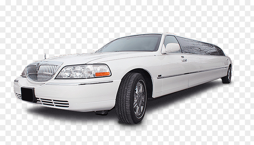 Stretch Limo Limousine Lincoln Town Car Motor Company Airport Bus PNG