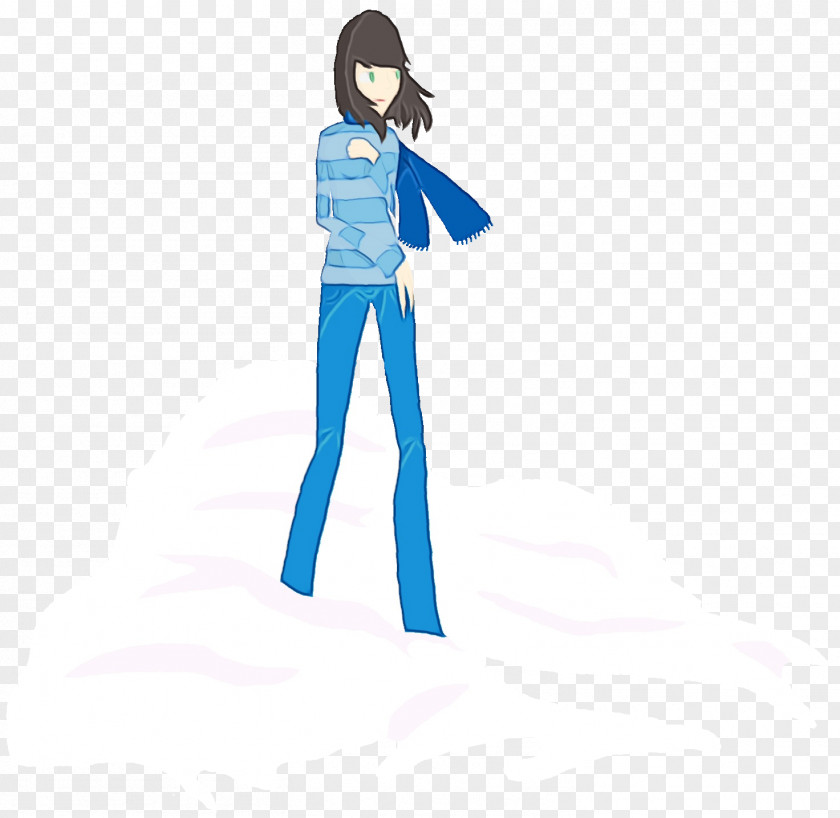Style Costume Standing Cartoon Animation PNG
