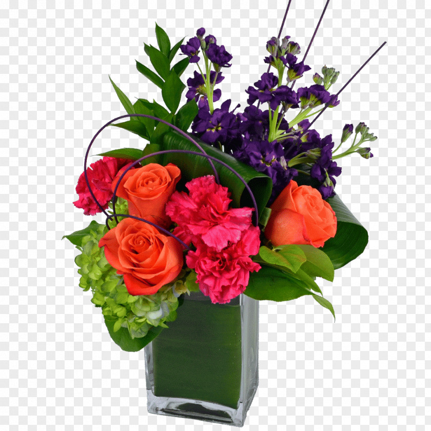 Vibrant Flower Bouquet Cut Flowers Floral Design Floristry PNG