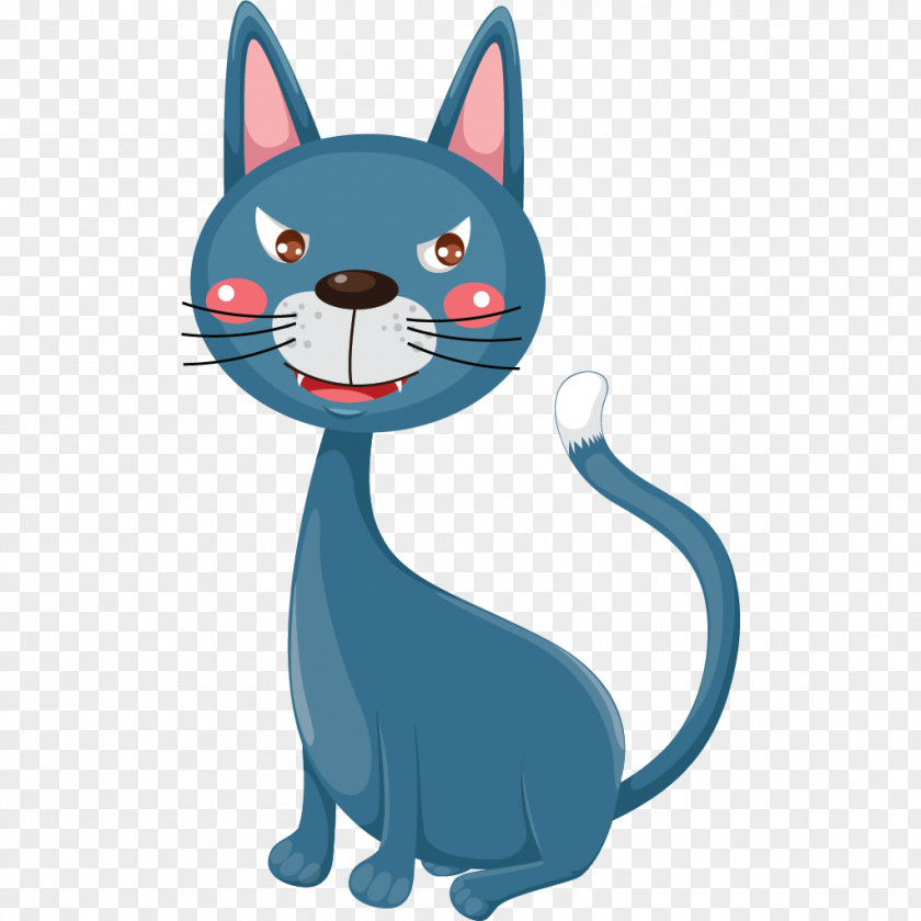 Blue Cartoon Cat Kitten Puppy Dog Animal Sounds: Baby Farm Game PNG