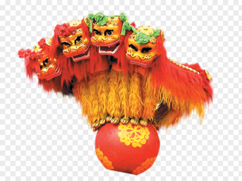 Chinese New Year Lion Dance Performance Dragon PNG