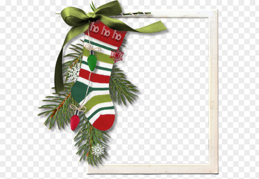 Frame Color Cartoon Striped Socks Digital Scrapbooking Christmas PNG