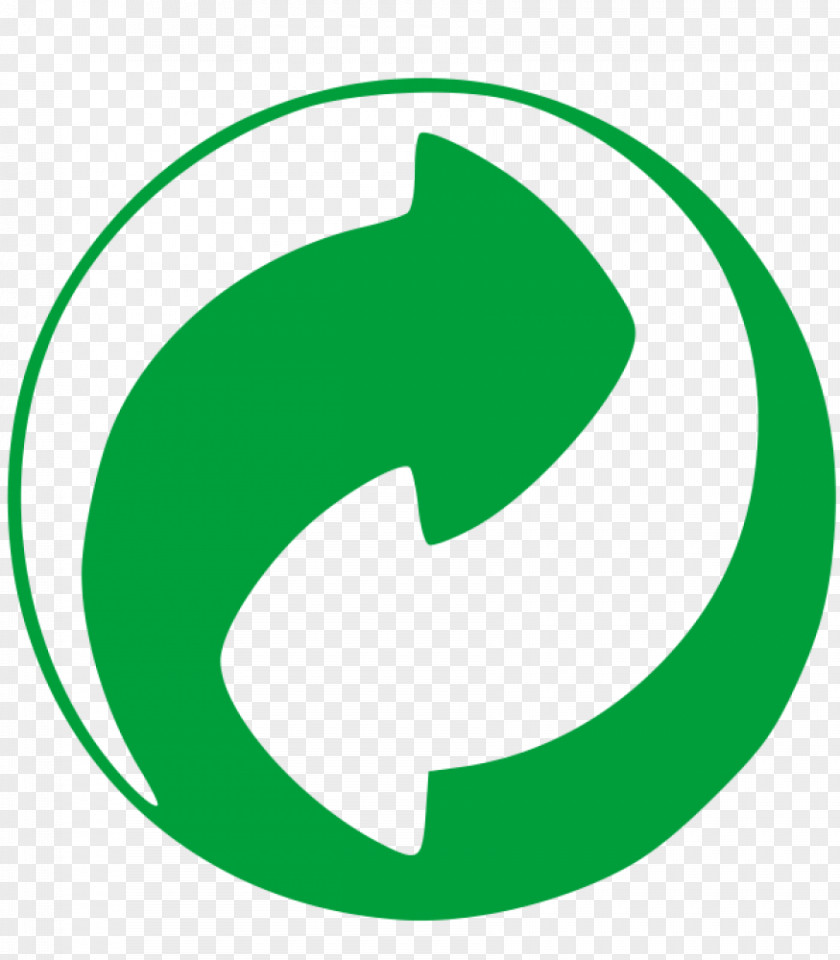 Green Dot Recycling Symbol Packaging And Labeling Product PNG