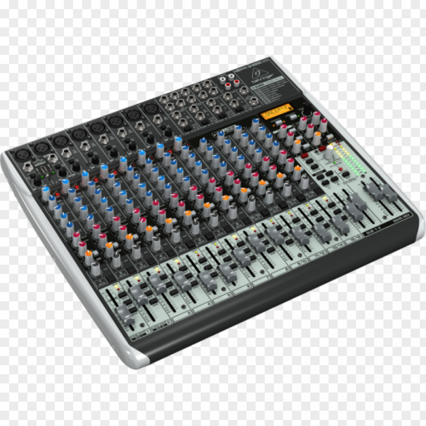 Microphone Audio Mixers Behringer QX2222USB 22-Channel Mixer Xenyx X1204USB PNG