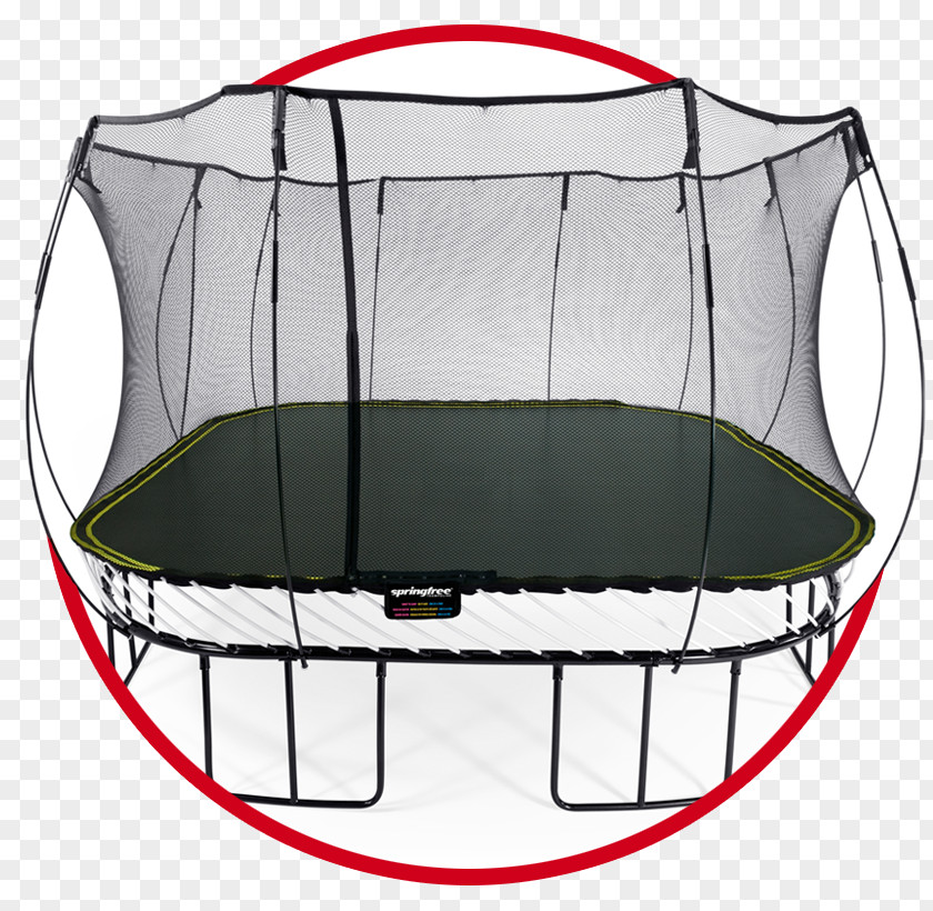 Trampoline Springfree Jumping Safety Net Enclosure PNG